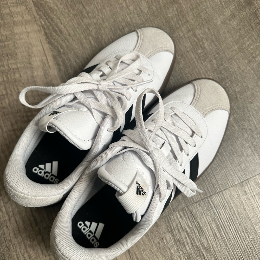 Adidas White and Black Sneakers